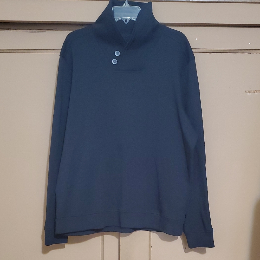 Tommy Bahama Men's Dark Blue Turtleneck Sweater